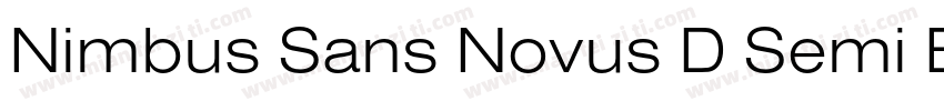 Nimbus Sans Novus D Semi Bold字体转换